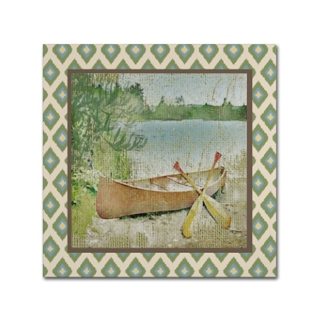 Jean Plout 'Wilderness Lodge Q2 B' Canvas Art,14x14